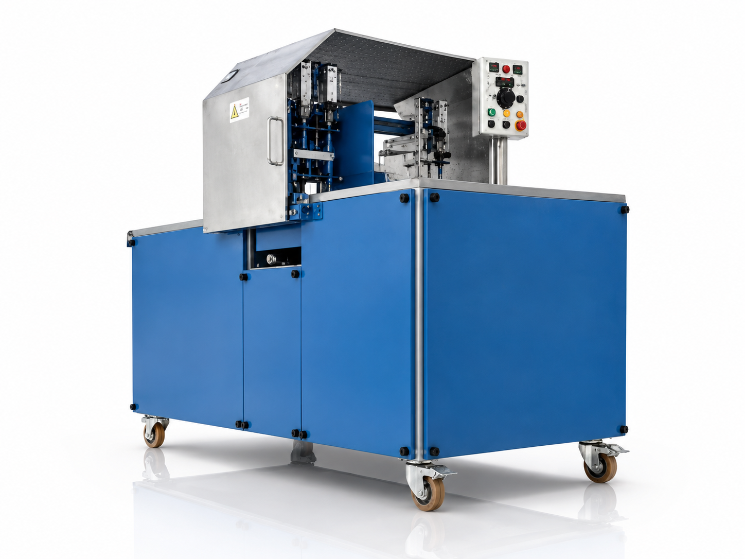 Box Pasting Machine — rear view
