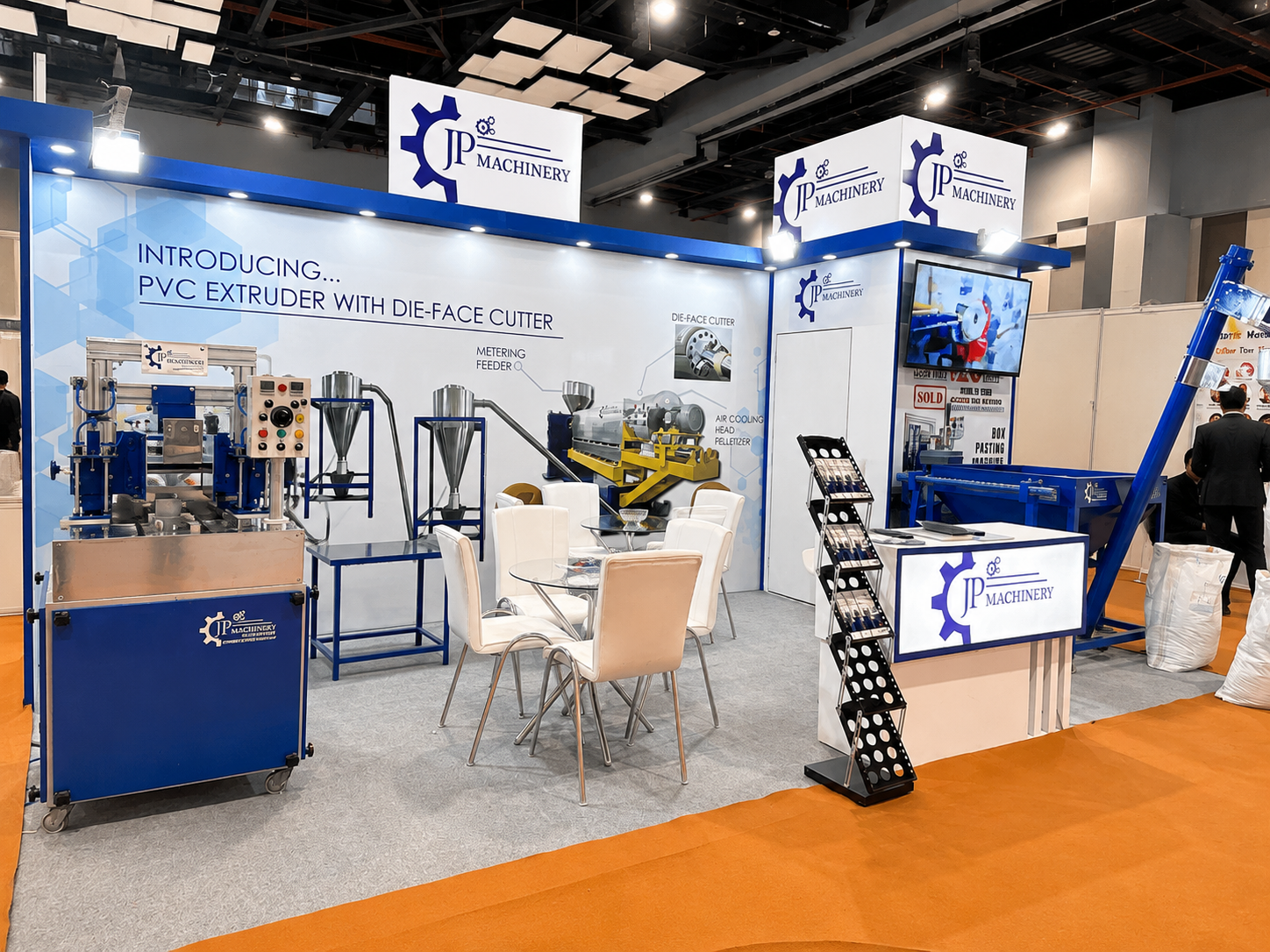 JP Machinery product showcase at Cable & Wire Fair 2022, Delhi